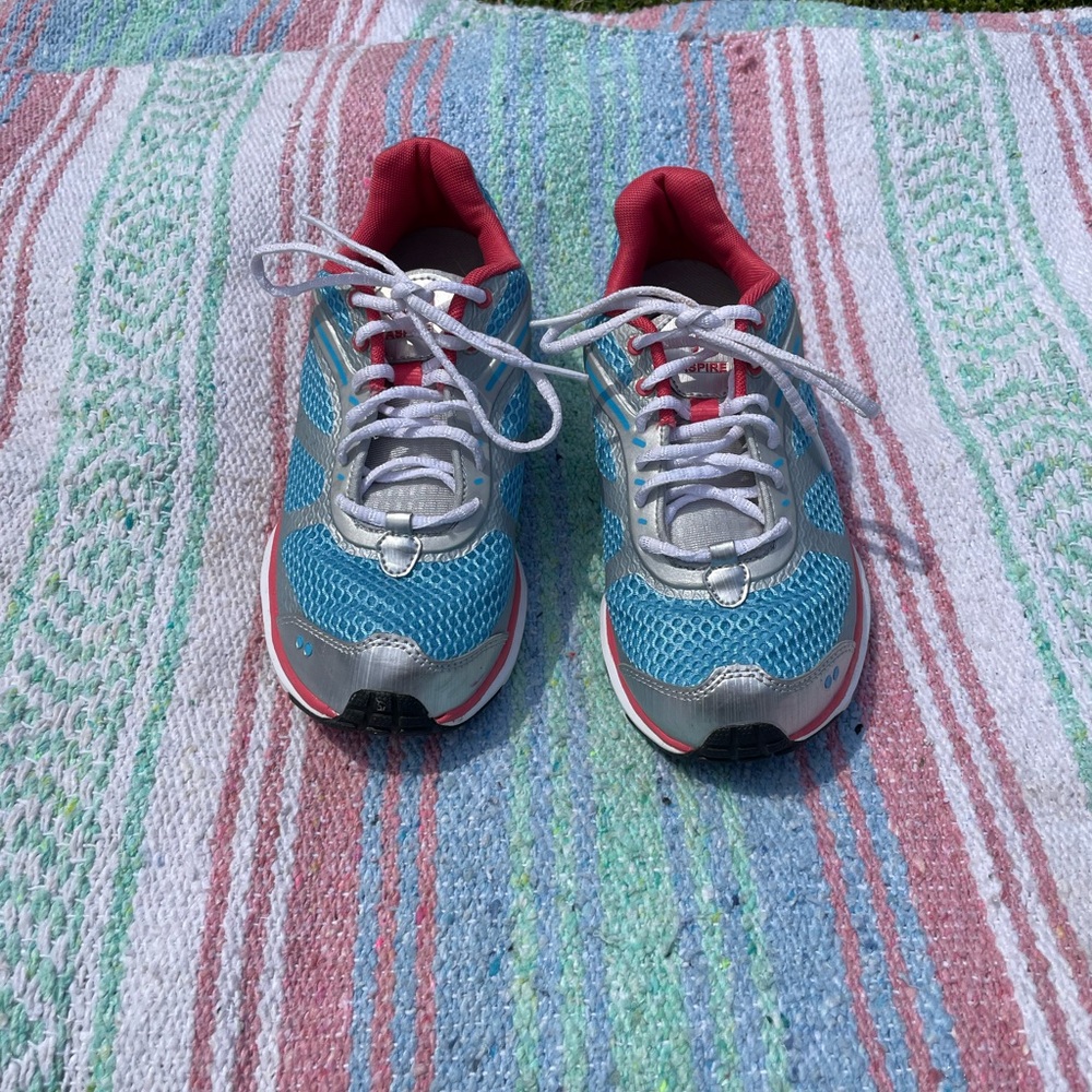 Kelly Ripa for Ryka Aspire Women’s Sneakers - Blue, Pink, White,& Silver